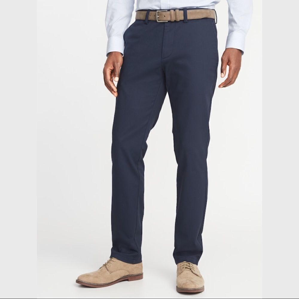 ✨2xHP✨OldNavy The Classic Khaki SlimFit Navy Blue✨